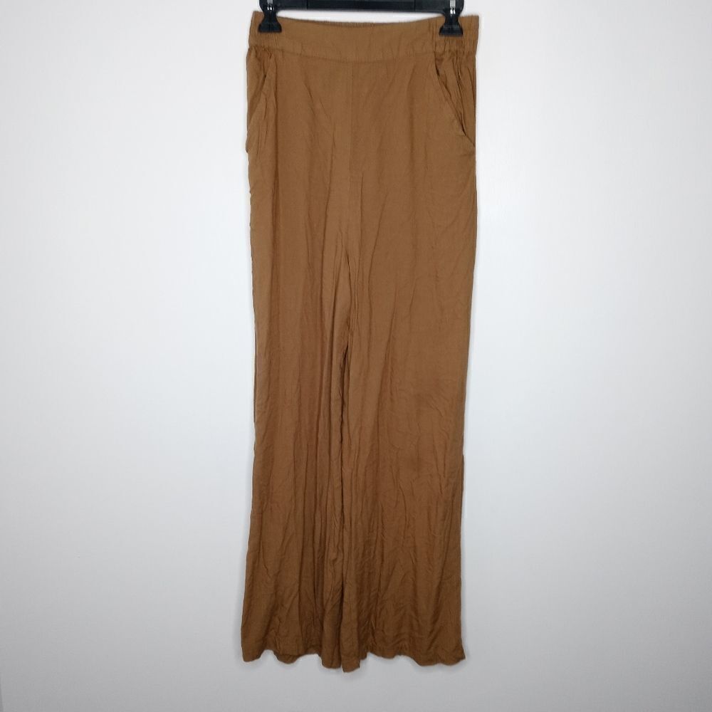 Japna rustic brown wide leg pants size medium